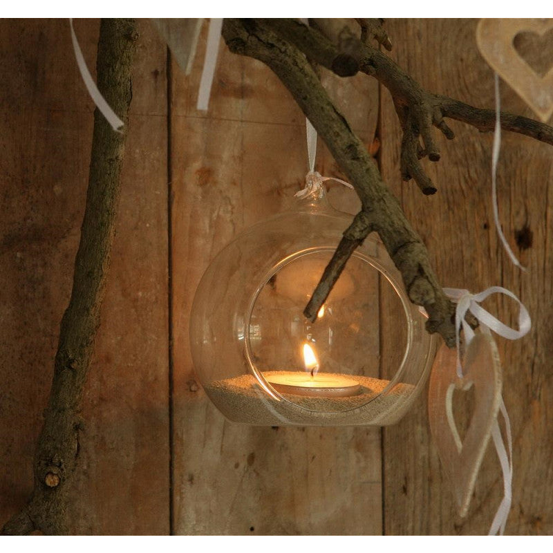 Sfera in vetro per lumino Ø 8 cm x 8 cm (6 pezzi) [IFS-28050]