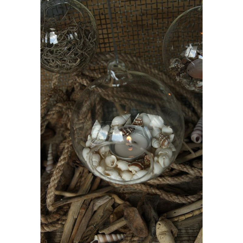 Sfera in vetro per lumino Ø 8 cm x 8 cm (6 pezzi) [IFS-28050]