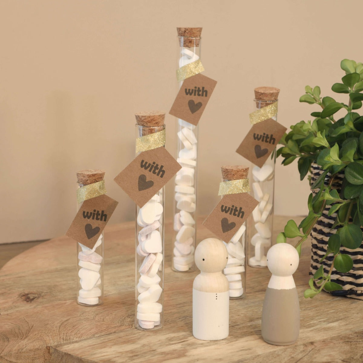 Tubo di vetro Ø2cm and 19cm alto (12 pcs.) [IFS-29108]