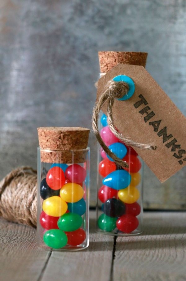 Tubo di vetro con sughero Ø3cm e alto 10cm (set di 12 pezzi) [IFS-29142]