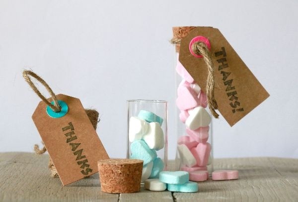 Tubo di vetro con sughero Ø3cm e alto 10cm (set di 12 pezzi) [IFS-29142]