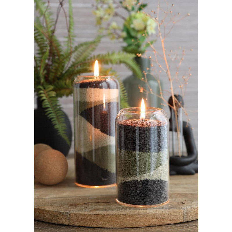 Terrario in vetro Sienna Ø 8,5 cm, H. 24 cm (6 pezzi) [IFS-29715]