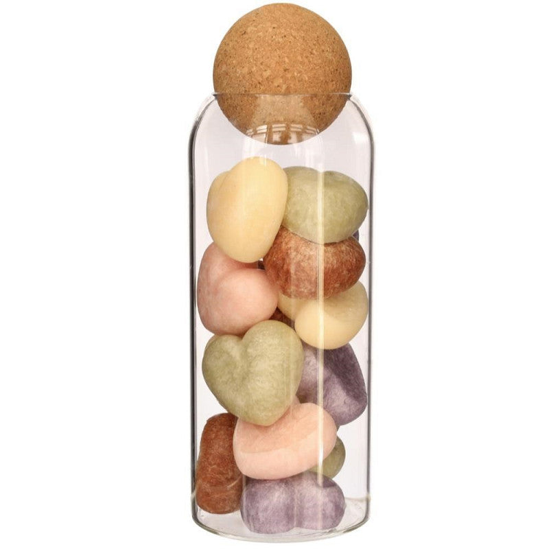 Terrario in vetro Sienna Ø 8,5 cm, H. 24 cm (6 pezzi) [IFS-29715]