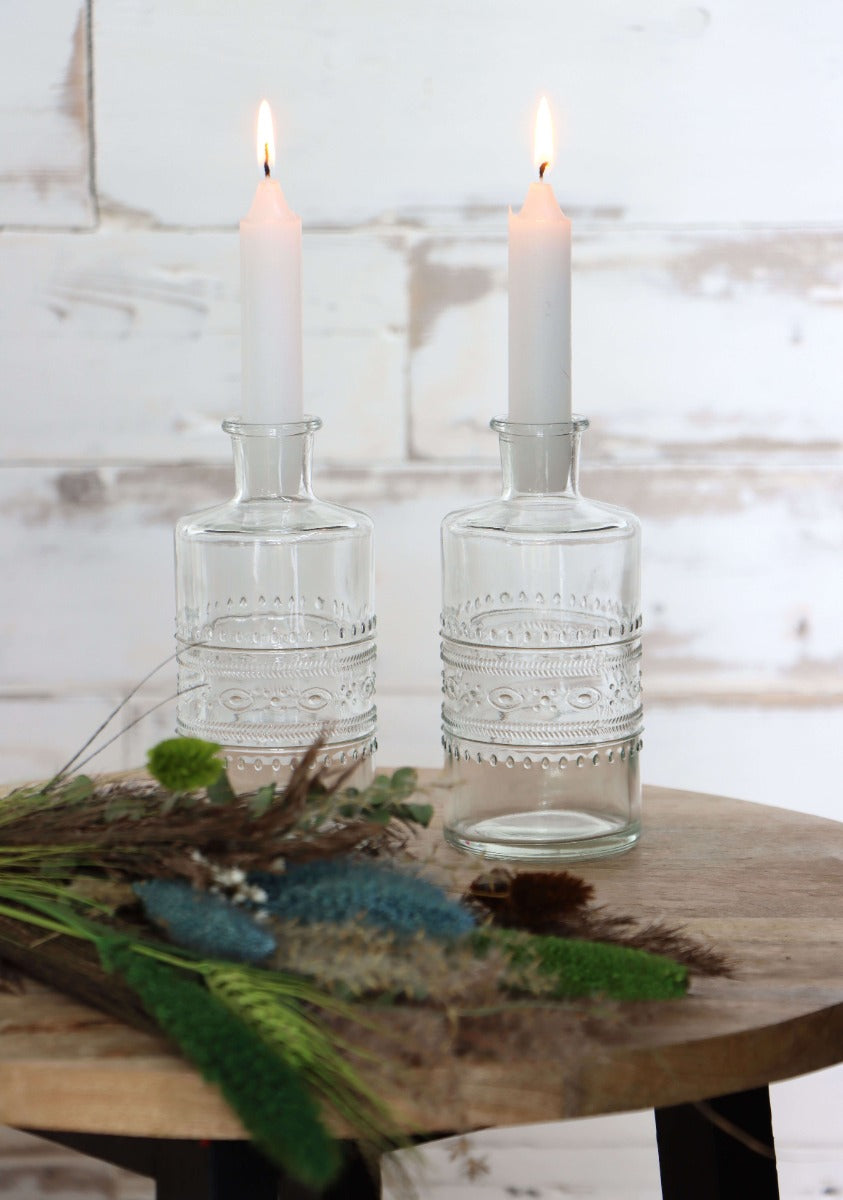 Flower vase Porto Ø7.5cm and 14.5cm high Clear (12 pcs.) [IFS-29740]