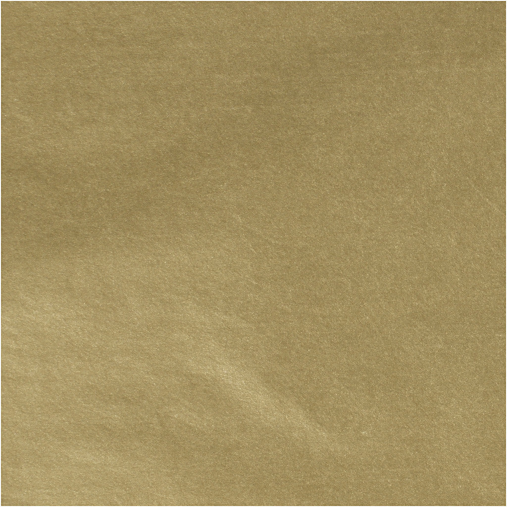 Carta Velina, foglio 50x70 cm, 17 g, oro, 6 fgl./ 1 conf. [HOB-200891]