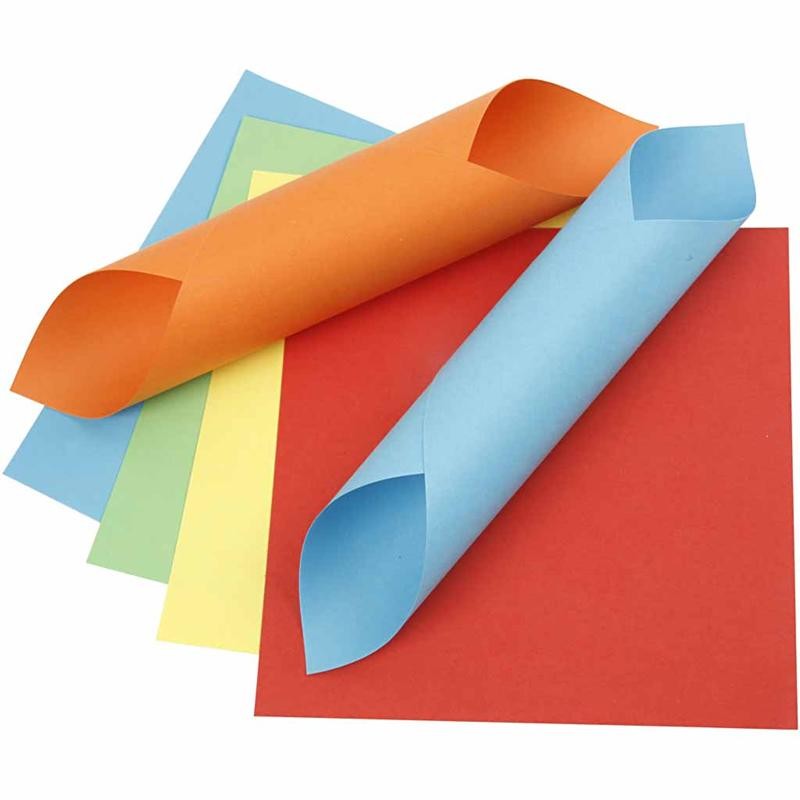 Carta per origami, misura 15x15 cm, 80 g, 5x10 fgl./ 1 conf. [HOB-207020]