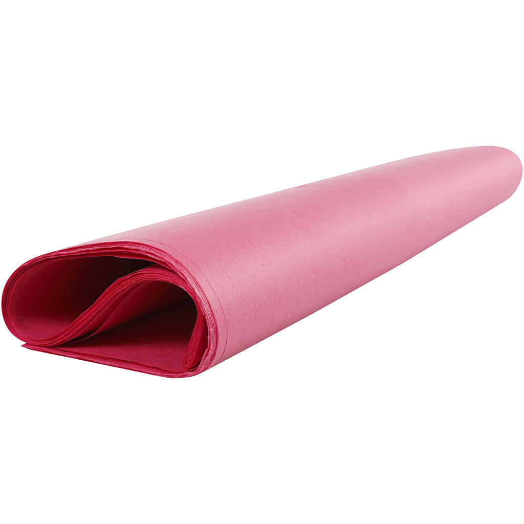 Carta Velina, foglio 50x70 cm, 17 g, rosa, 25 fgl./ 1 conf. [HOB-20813]