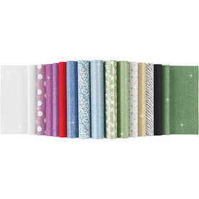 Blocchi carta glitter, A4, foglio 210x297 mm, 150 g, 30 fgl./ 1 pz [HOB-21062]