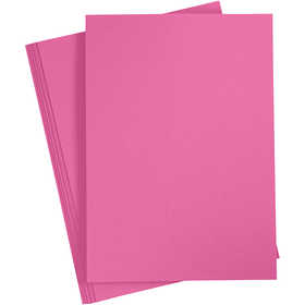 Cartoncino Colorato, A4, foglio 210x297 mm, 180 g, rosa, 20 fgl./ 1 conf. [HOB-211046]