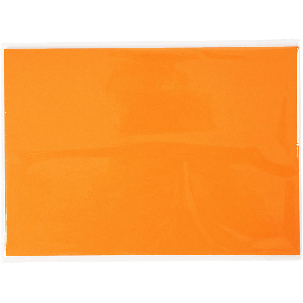 Cartoncino Colorato, A4, foglio 210x297 mm, 180 g, arancio, 20 fgl./ 1 conf. [HOB-21113]