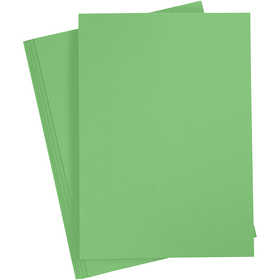 Cartoncino Colorato, A4, foglio 210x297 mm, 180 g, verde erba, 20 fgl./ 1 conf. [HOB-21123]
