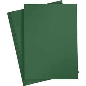 Cartoncino Colorato, A4, foglio 210x297 mm, 180 g, verde scuro, 20 fgl./ 1 conf. [HOB-21124]