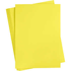Cartoncino Colorato, A2, foglio 420x594 mm, 180 g, giallo sole, 100 fgl./ 1 conf. [HOB-21312]
