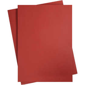 Cartoncino Colorato, A2, foglio 420x594 mm, 180 g, rosso scuro, 10 fgl./ 1 conf. [HOB-21529]