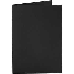Biglietti, dim. cartoncino 10,5x15 cm, 220 g, nero, 10 pz/ 1 conf. [HOB-216012]