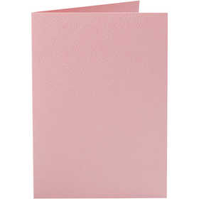 Biglietti, dim. cartoncino 10,5x15 cm, 220 g, rosato, 10 pz/ 1 conf. [HOB-216019]