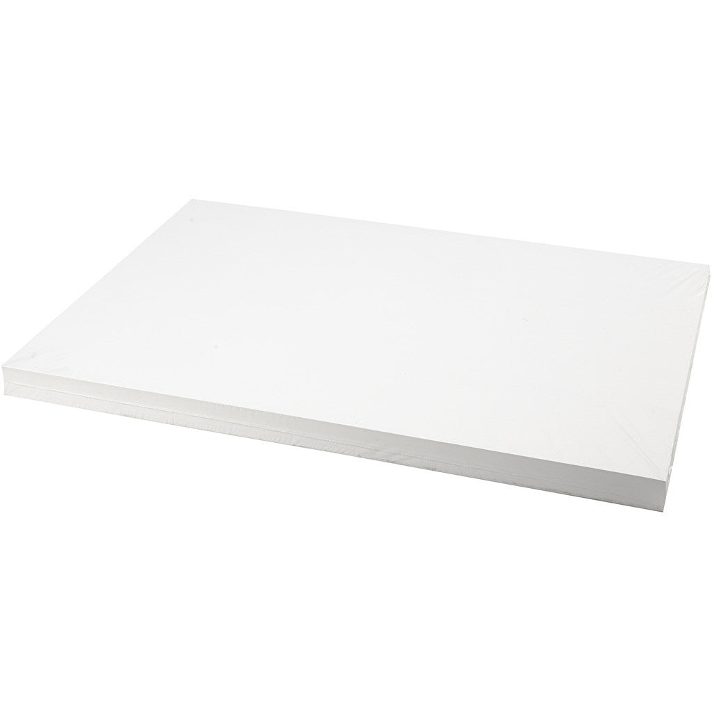 Cartoncino colorato, A2, foglio 420x594 mm, 250 g, bianco, 100 fgl./ 1 conf. [HOB-21650]