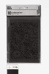 Cartoncino con motivo a pizzo, foglio 10,5x15 cm, 200 g, nero, 10 pz/ 1 conf. [HOB-216912]