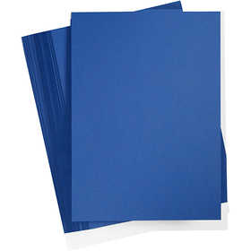 Cartoncino Colorato, A4, foglio 210x297 mm, 180 g, blu scuro, 100 fgl./ 1 conf. [HOB-217066]