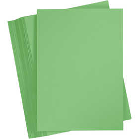 Cartoncino Colorato, A4, foglio 210x297 mm, 180 g, verde erba, 100 fgl./ 1 conf. [HOB-21723]