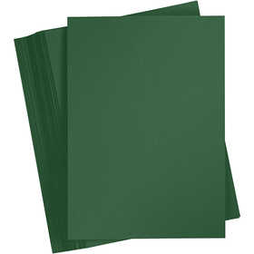 Cartoncino Colorato, A4, foglio 210x297 mm, 180 g, verde scuro, 100 fgl./ 1 conf. [HOB-21724]