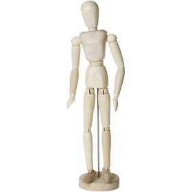 Manichino da disegno, femmina, H: 30 cm, 1 pz [HOB-22162]