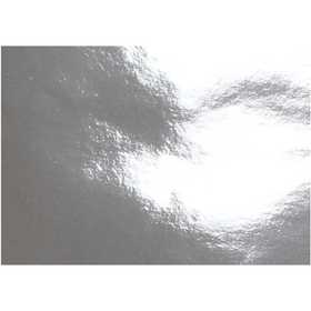 Carta Metallizzata, A4, foglio 210x297 mm, 120 g, argento, 100 fgl./ 1 conf. [HOB-224711]