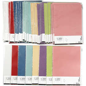 Carta Pergamena, A4, foglio 210x297 mm, 100 g, colori asst., 8x10 conf./ 1 conf. [HOB-224823]