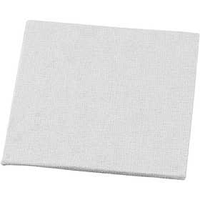 Pannello telato, misura 10x10 cm, spess. 3 mm, 280 g, bianco, 1 pz [HOB-225000]