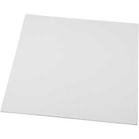 Pannello telato, misura 30x30 cm, spess. 3 mm, 280 g, bianco, 1 pz [HOB-225100]