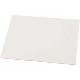 Pannello telato, A2, misura 42x60 cm, spess. 3 mm, 280 g, bianco, 1 pz [HOB-225160]