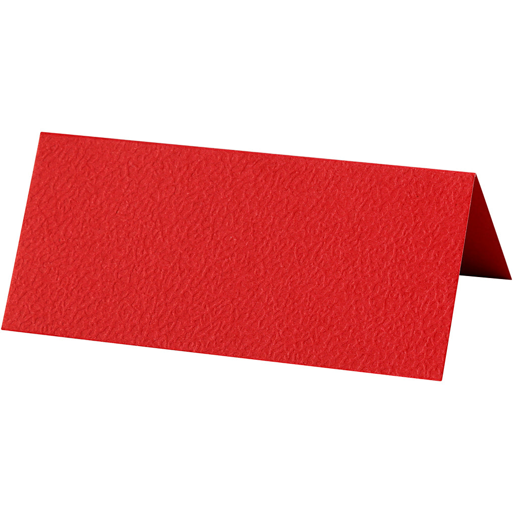 Segnaposto da tavolo, misura 9x4 cm, 220 g, rosso, 20 pz/ 1 conf. [HOB-228713]