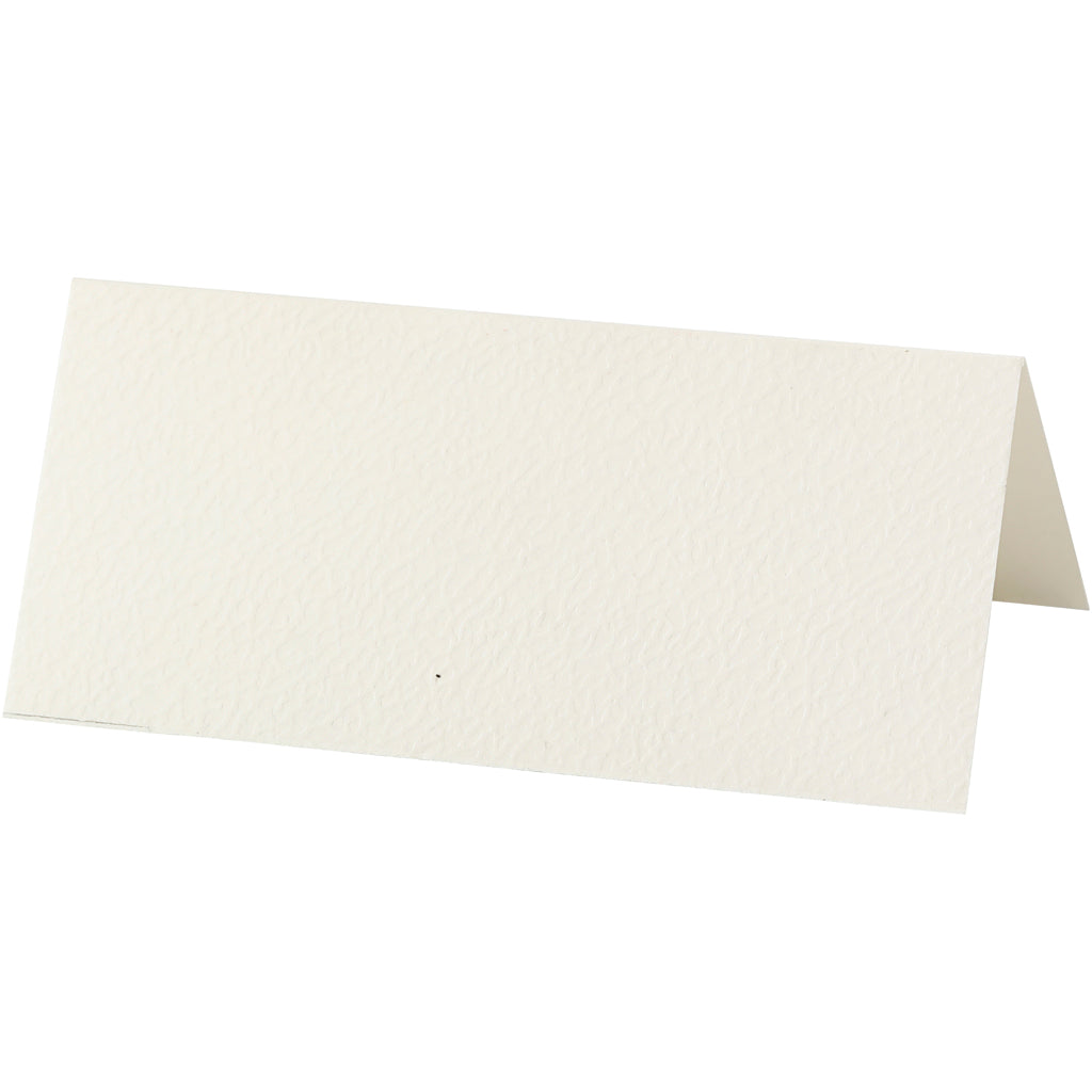 Segnaposto da tavolo, misura 9x4 cm, 220 g, avorio, 20 pz/ 1 conf. [HOB-228722]