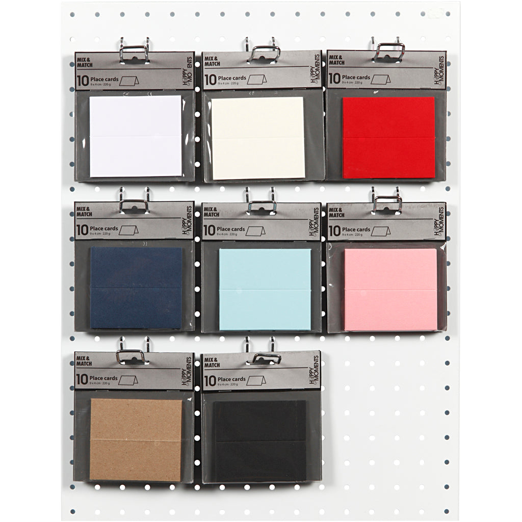 Segnaposto da tavolo, misura 9x4 cm, 220 g, colori asst., 8x10 conf./ 1 conf. [HOB-228723]