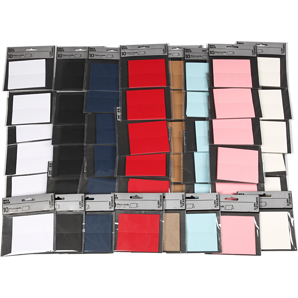 Segnaposto da tavolo, misura 9x4 cm, 220 g, colori asst., 8x10 conf./ 1 conf. [HOB-228723]