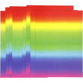 Cartoncino arcobaleno, A4, foglio 210x297 mm, 180 g, 10 fgl./ 1 conf. [HOB-229830]