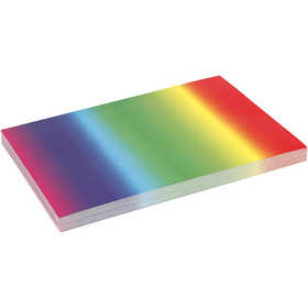 Cartoncino arcobaleno, A4, foglio 210x297 mm, 180 g, 100 fgl./ 1 conf. [HOB-22983]
