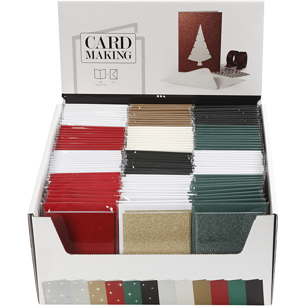 Biglietti e buste Display, dim. cartoncino 10,5x15 cm, dim. busta 11,5x16,5 cm, 12x10 conf./ 1 conf. [HOB-23030]