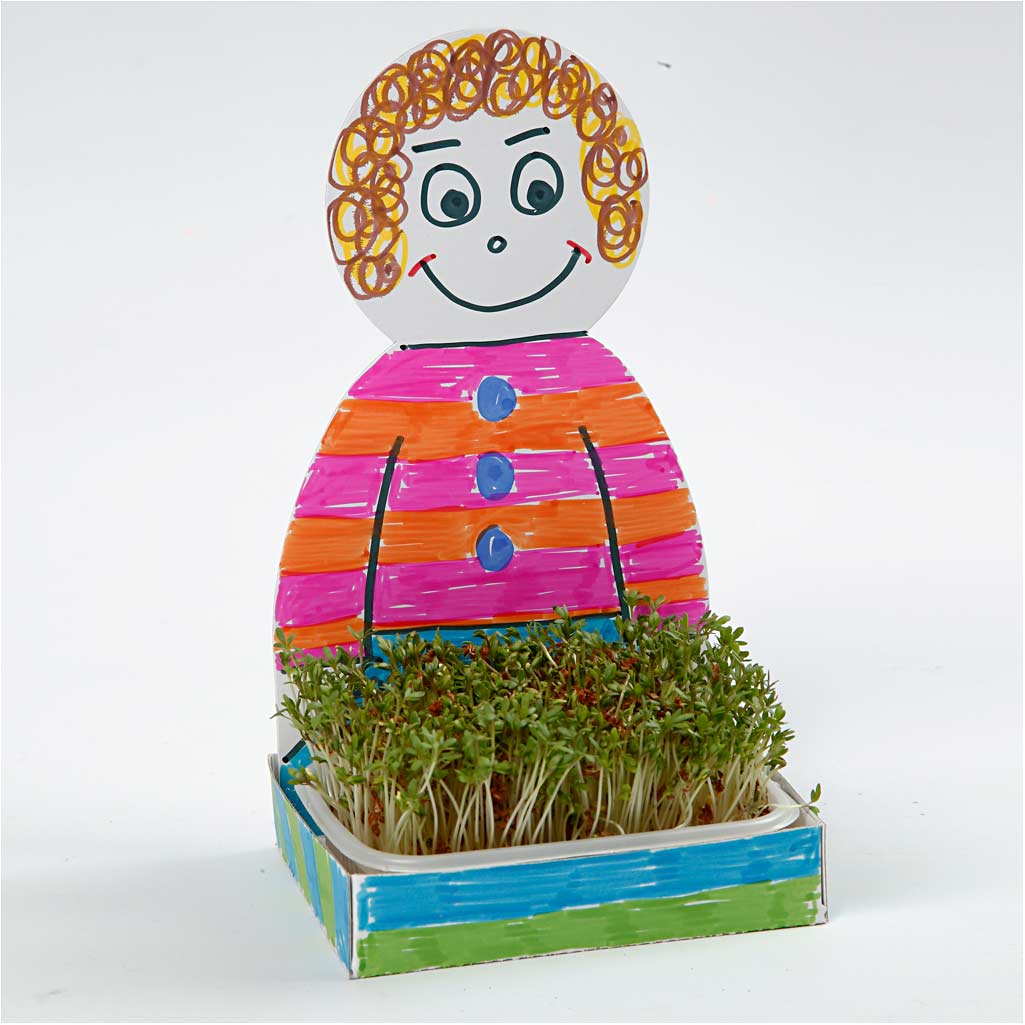 Vassoio sagomato per crescione, busto, H: 20 cm, bianco, 6 set/ 1 conf. [HOB-233441]