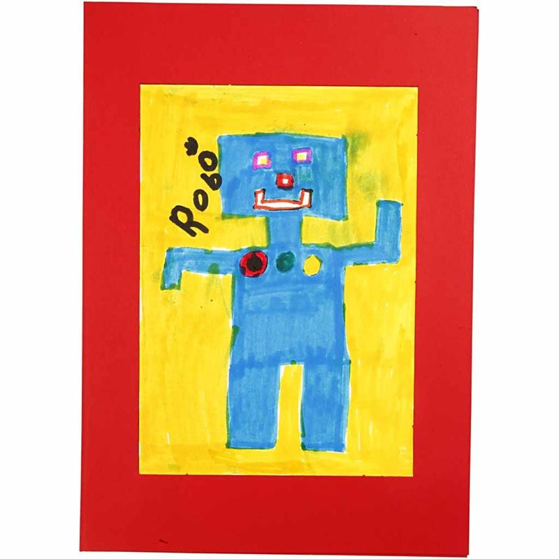 Cornici passepartout, misura A4+A6, 230 g, bianco, 2x60 pz/ 1 conf. [HOB-23630]