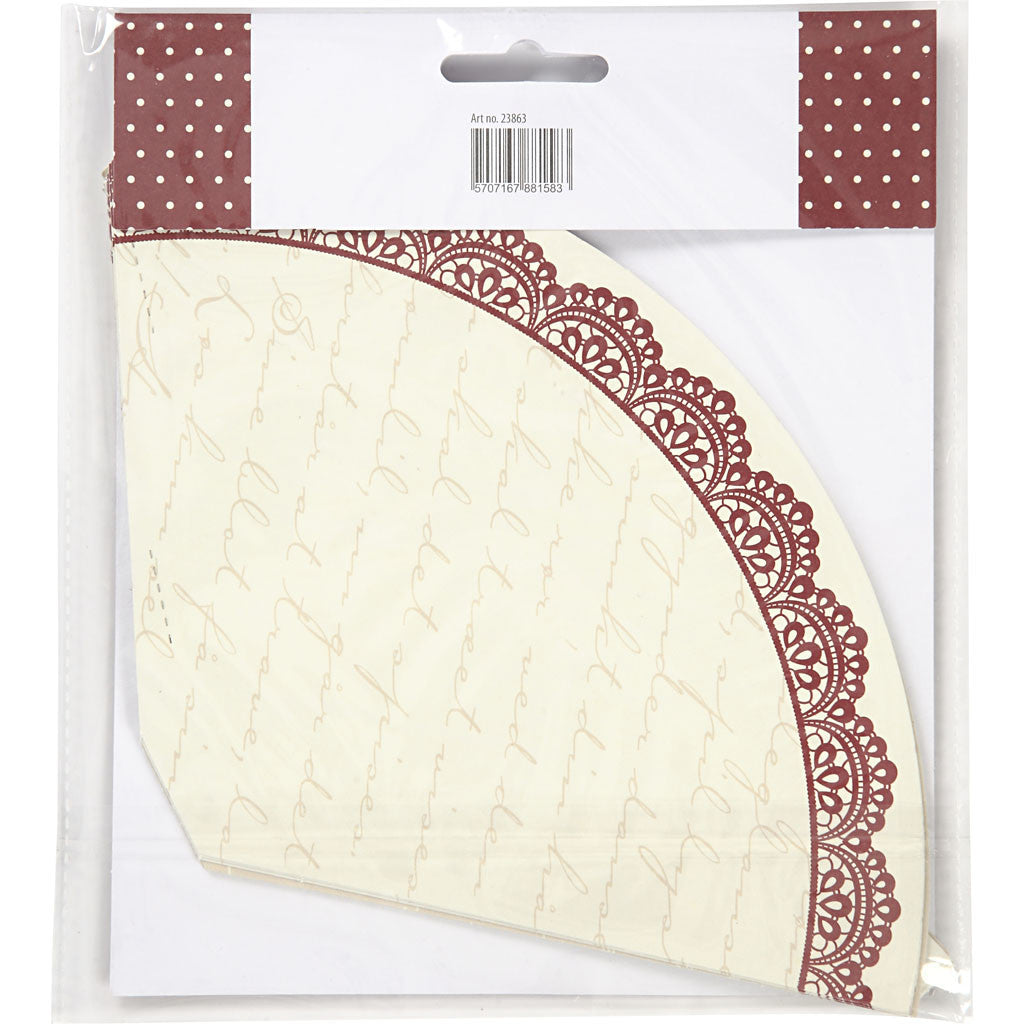 Coni Vivi Gade, H: 13 cm, 160 g, 10 pz/ 1 conf. [HOB-23863]