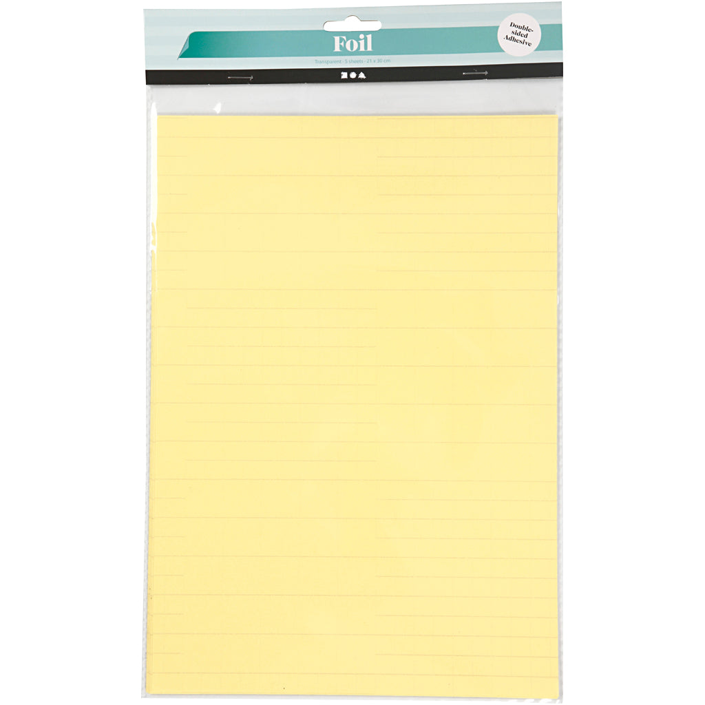 Foglio biadesivo, foglio 210x297 mm, 5 fgl./ 1 conf. [HOB-246721]