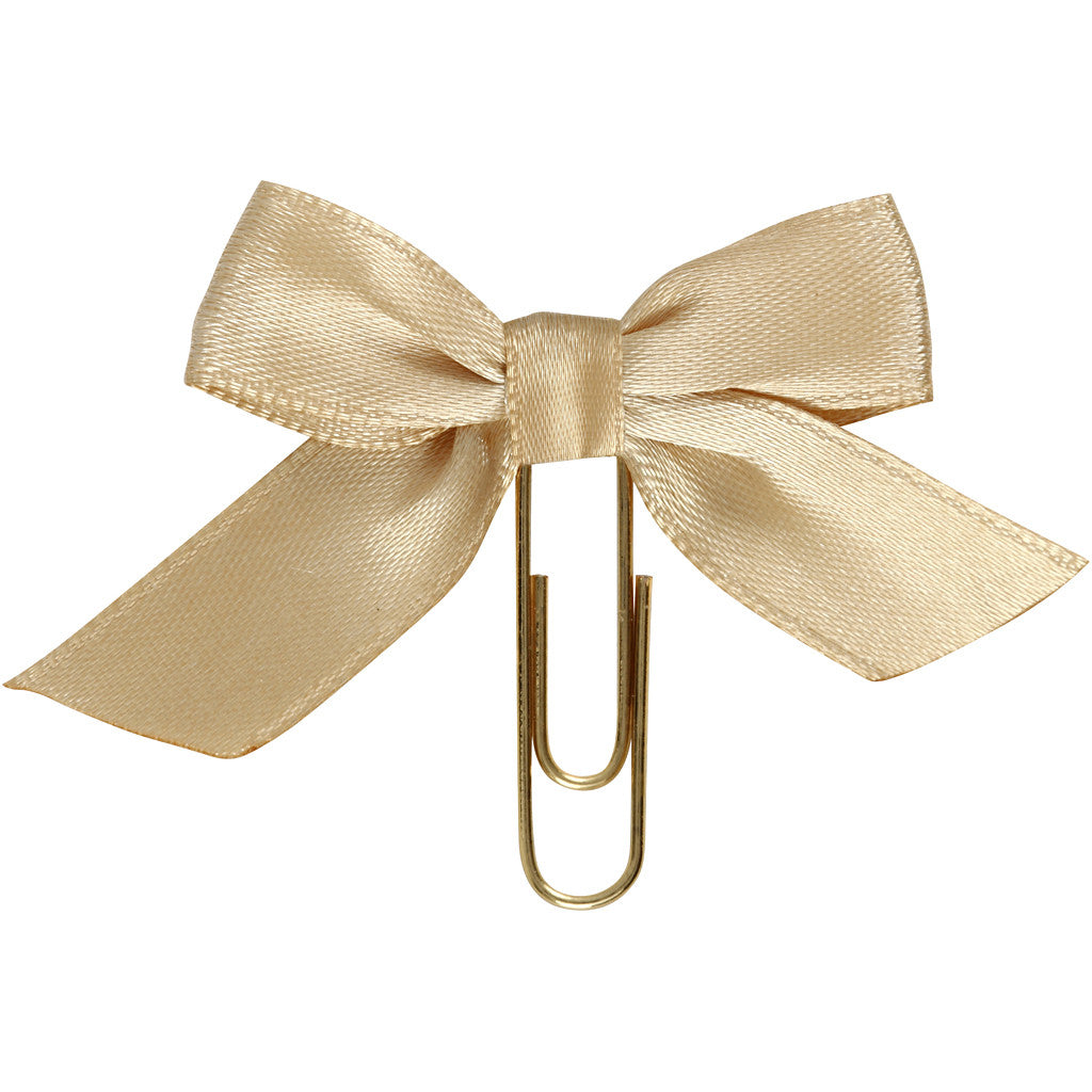 Fermagli in metallo, misura 40x70 mm, oro, 5 pz/ 1 conf. [HOB-247106]