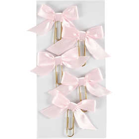 Fermagli in metallo, misura 40x70 mm, rosso chiaro, 5 pz/ 1 conf. [HOB-247109]