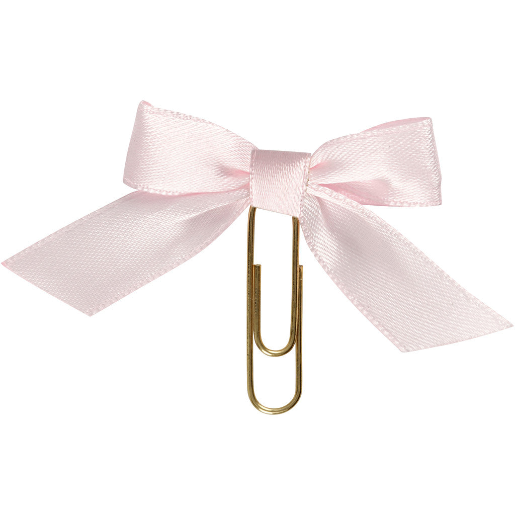 Fermagli in metallo, misura 40x70 mm, rosso chiaro, 5 pz/ 1 conf. [HOB-247109]