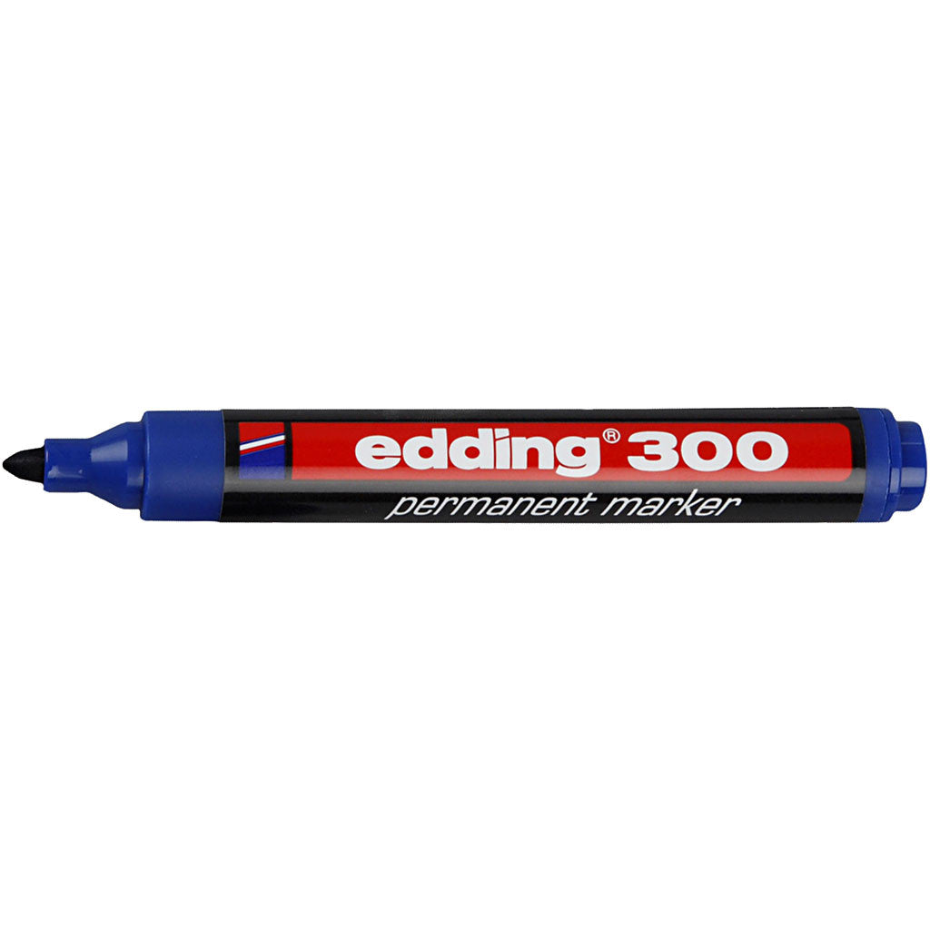 Pennarello Edding 300, ampiezza tratto 1,5-3 mm, blu, 1 pz [HOB-25023]