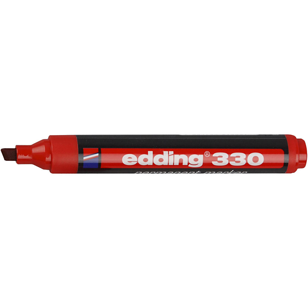 Pennarello Edding 330, ampiezza tratto 1-5 mm, rosso, 1 pz [HOB-25026]