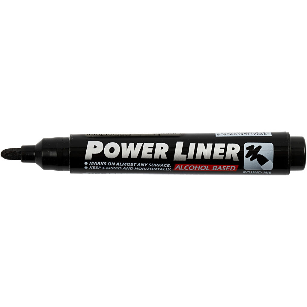 Power Liner, ampiezza tratto 1,5-3 mm, nero, 1 pz [HOB-250461]