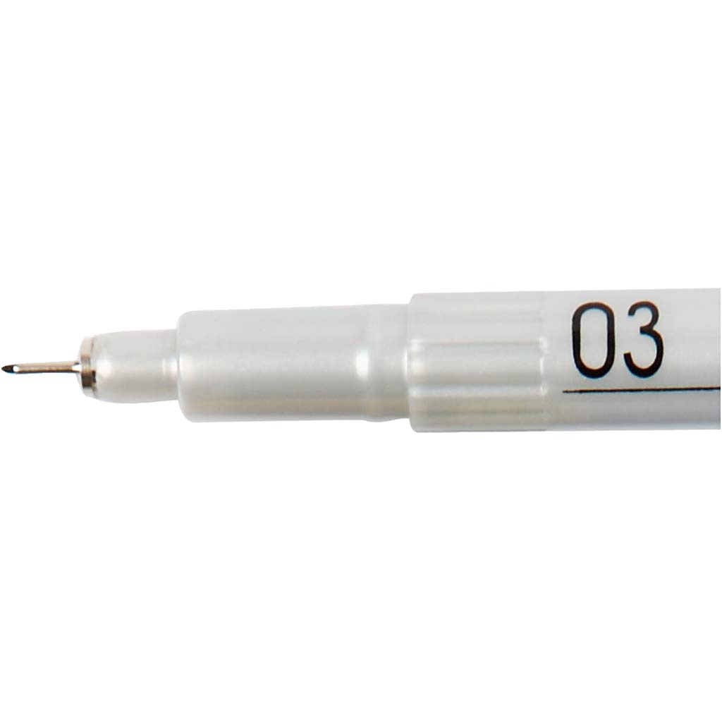 Penna Medallion, ampiezza tratto 0,3 mm, nero, 1 pz [HOB-25052]