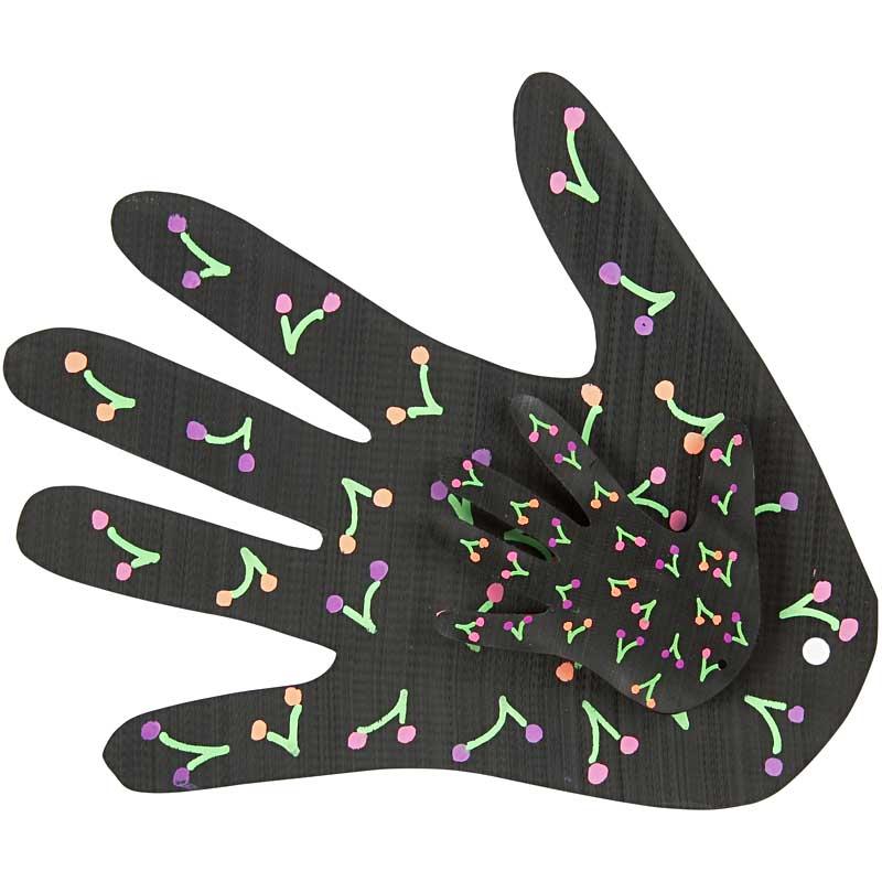 Pennarelli per Stoffa, ampiezza tratto 3 mm, colori neon, 6 pz/ 1 conf. [HOB-25098]